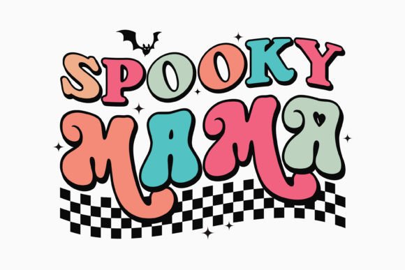 Halloween Spooky Mama Retro Svg Review
