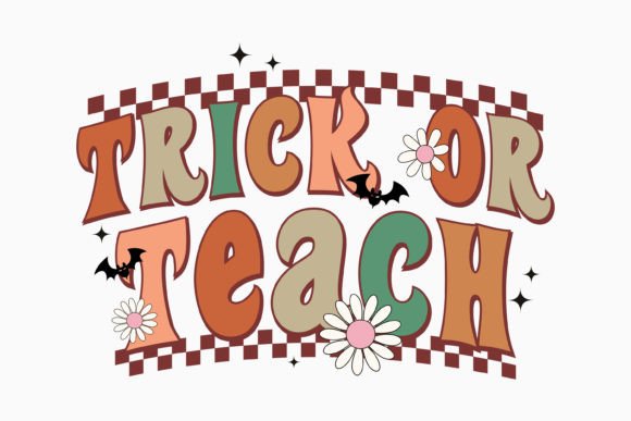 Halloween Trick or Teach Retro Svg Review
