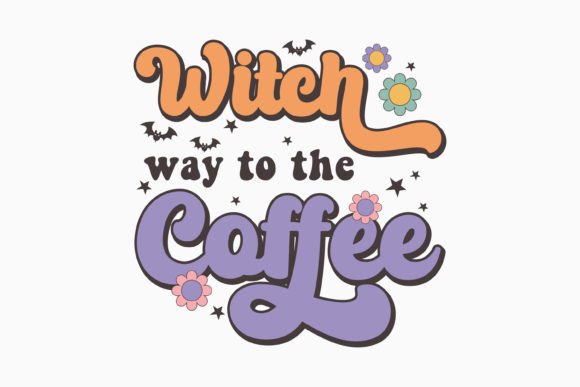 Halloween Witch Way to the Cof Retro Svg Review