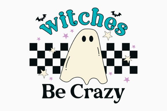 Halloween Witches Be Crazy Retro Svg Review